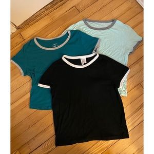 BUNDLE!! 3 Basic Tees - American Eagle, H&M, Aero